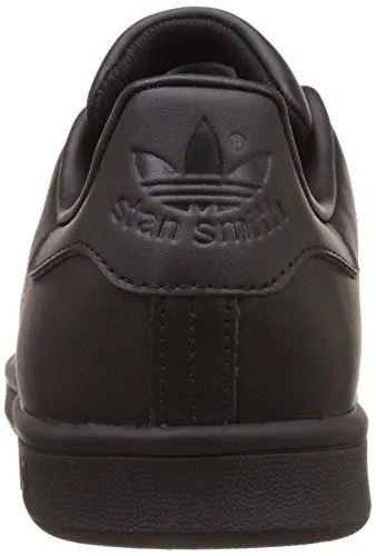 adidas Men's Originals Stan Smith Sneaker, Core Black/Black/Black, 9.5 M US