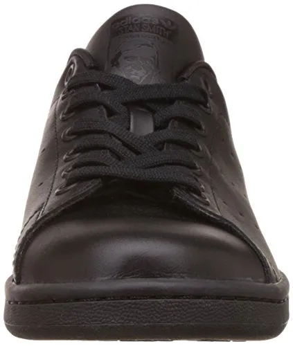 adidas Men's Originals Stan Smith Sneaker, Core Black/Black/Black, 9.5 M US