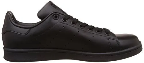 adidas Men's Originals Stan Smith Sneaker, Core Black/Black/Black, 9.5 M US