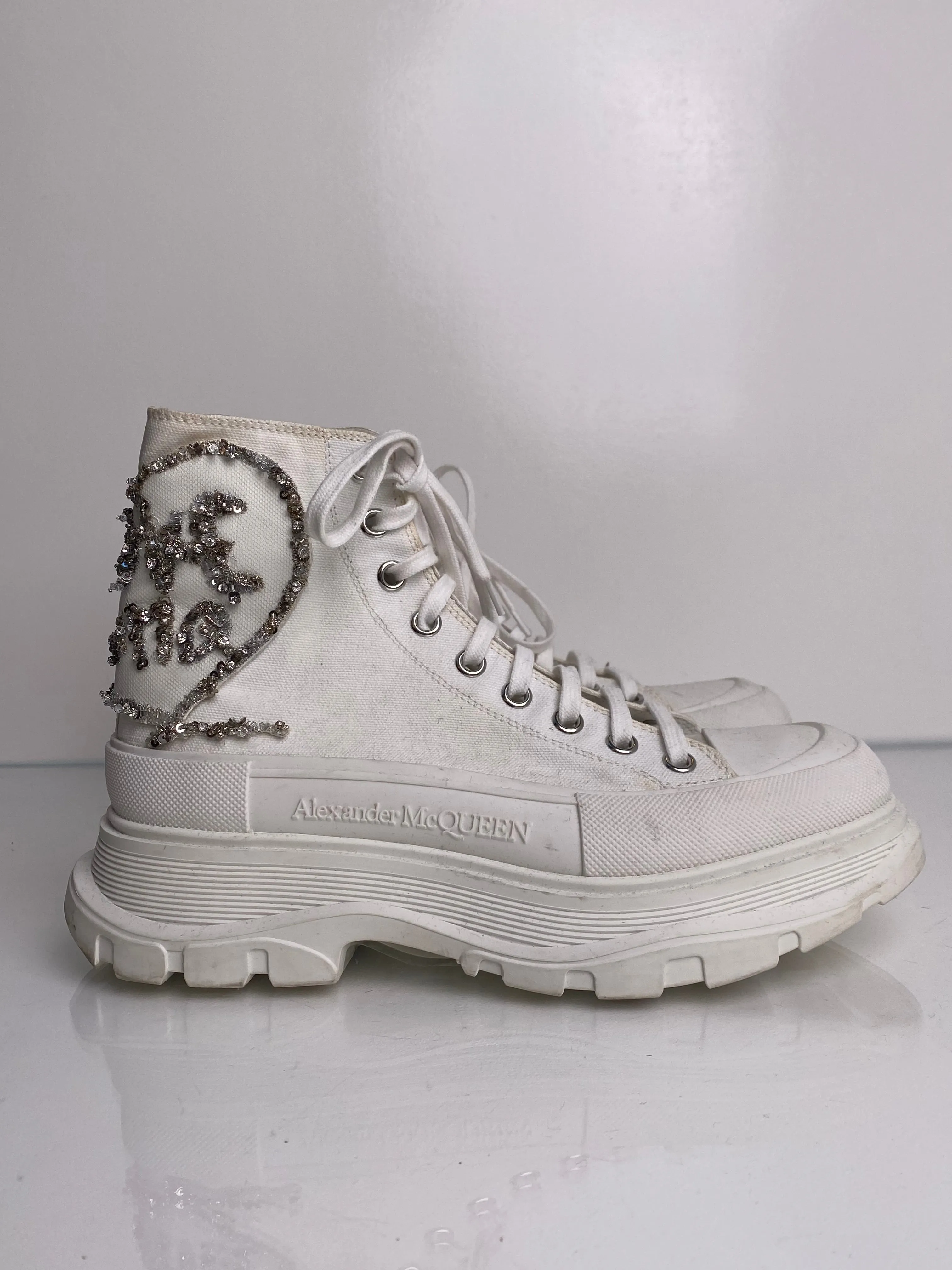 Alexander McQueen Sneaker Boots, 41.5