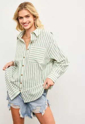 Cactus Button Down