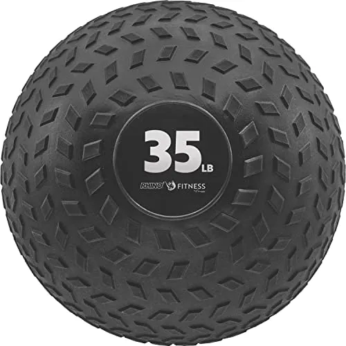 Champion Sports Rhino Fitness Slam Ball, 35 Pounds, Black