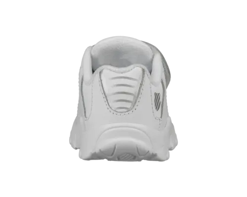 K-Swiss Kids St329 Strap White Silver Shoes