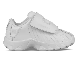 K-Swiss Kids St329 Strap White Silver Shoes