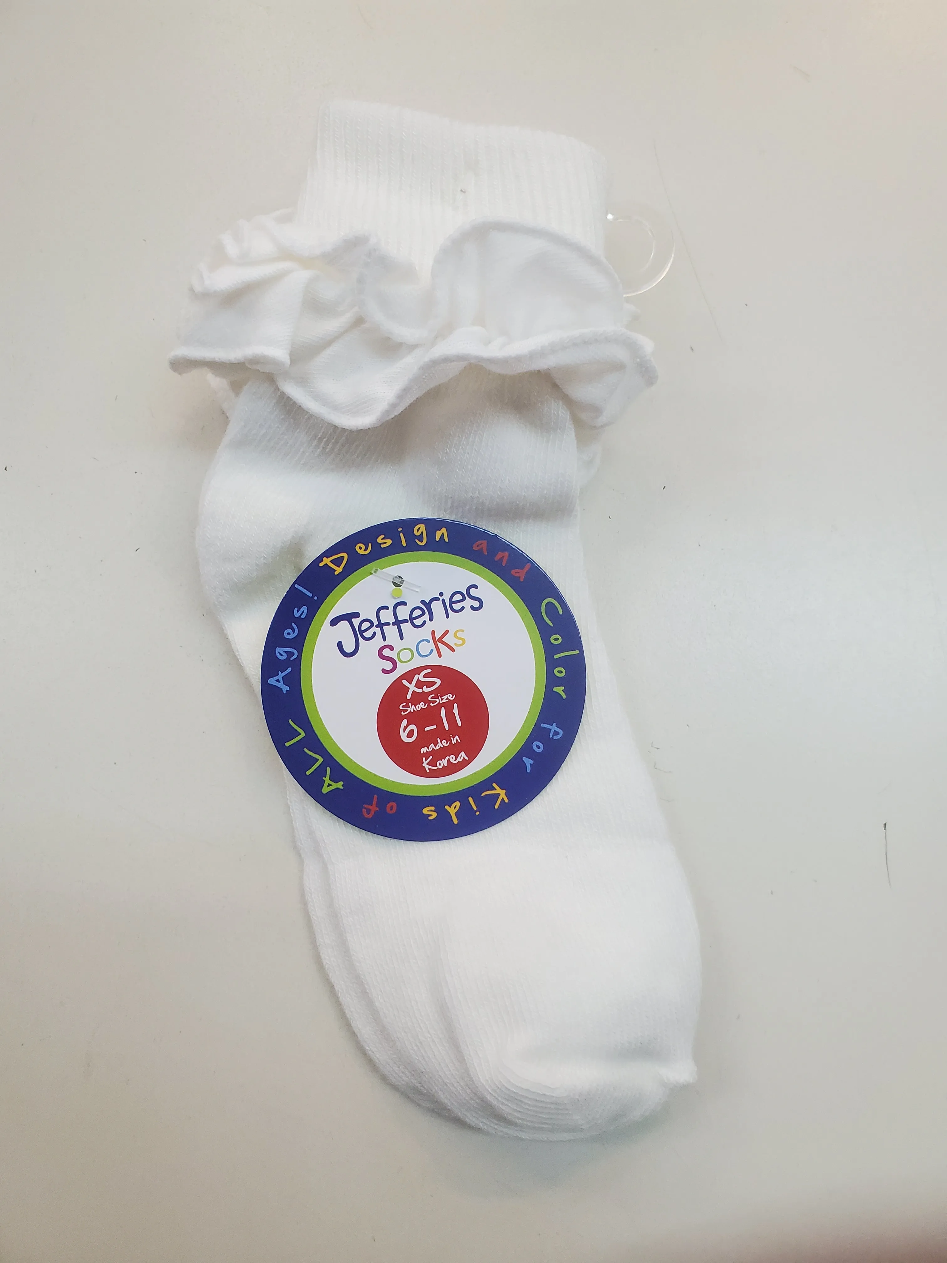 Misty Ruffle Turn Cuff Sock