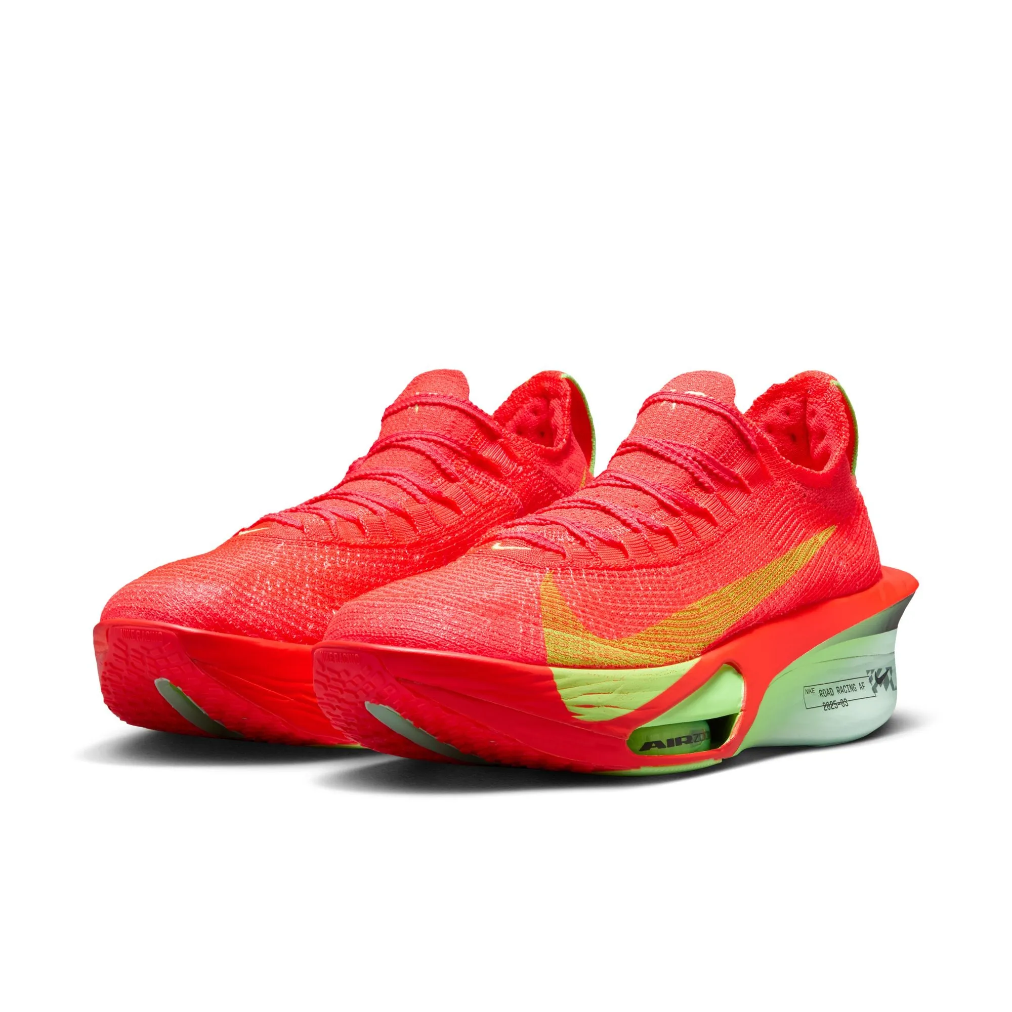 Nike Alphafly 3 Men's Road Running Shoes - Bright  Crimson/Cave Purple-Lime Blast