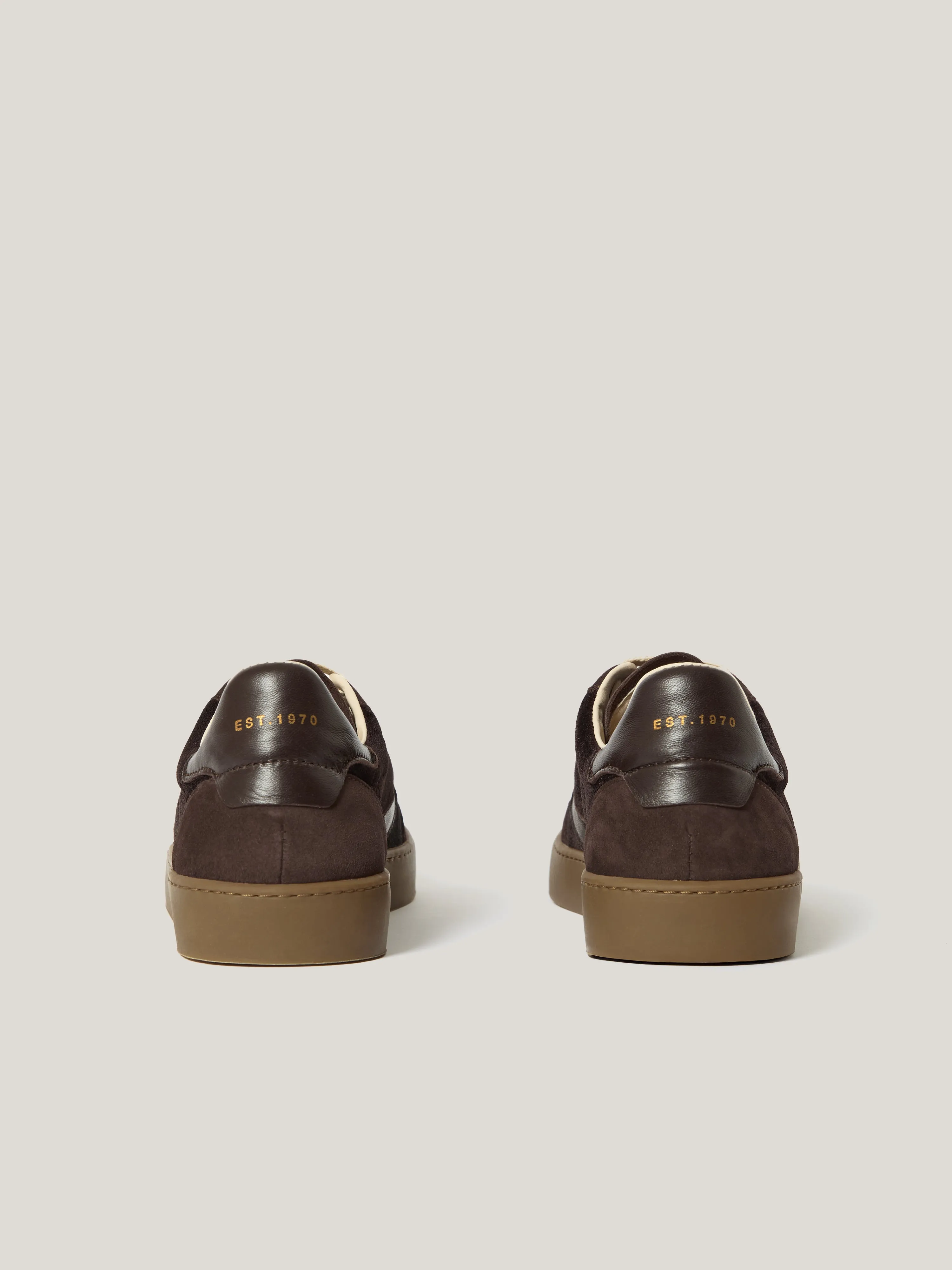 Portland Velvet Trainer | Chocolate