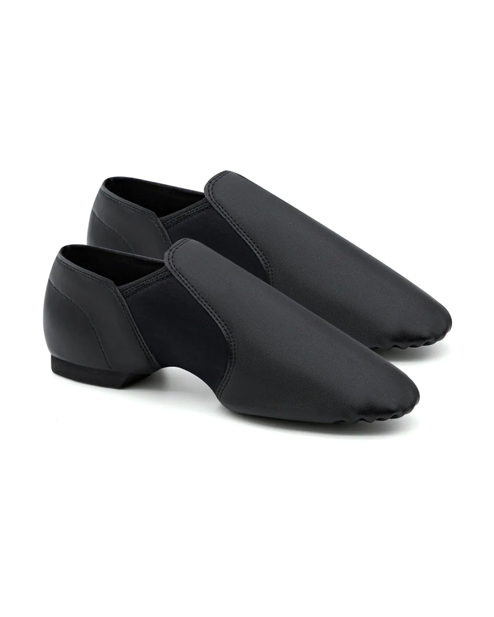PU Leather Flex Slip-On Jazz Shoes for Women and Men