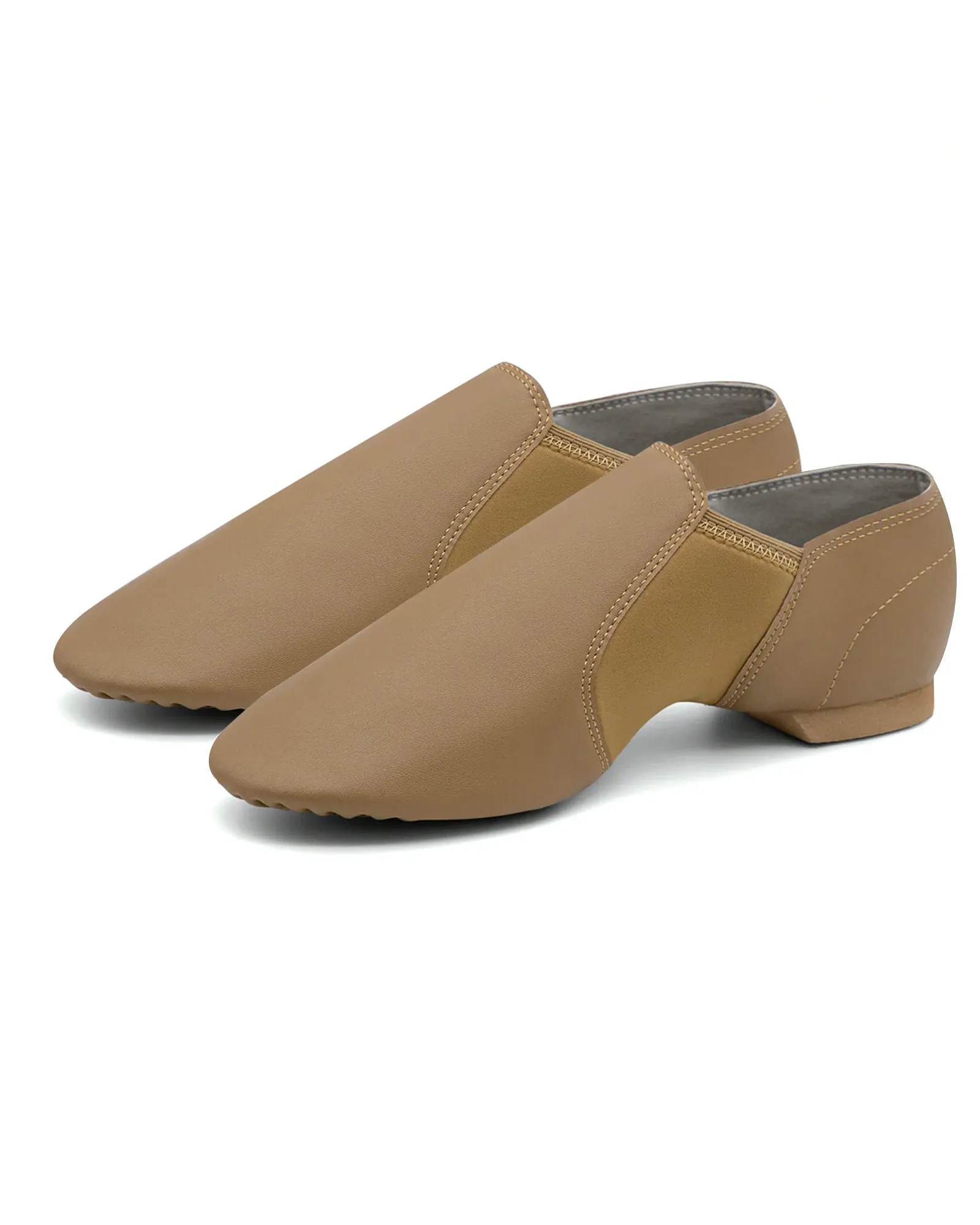 PU Leather Flex Slip-On Jazz Shoes for Women and Men