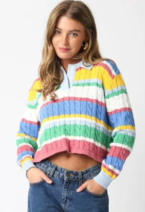 Rainbow Bright Sweater