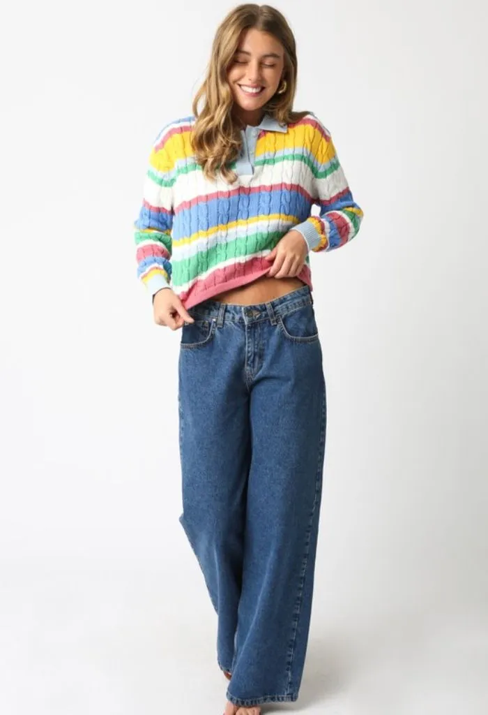 Rainbow Bright Sweater