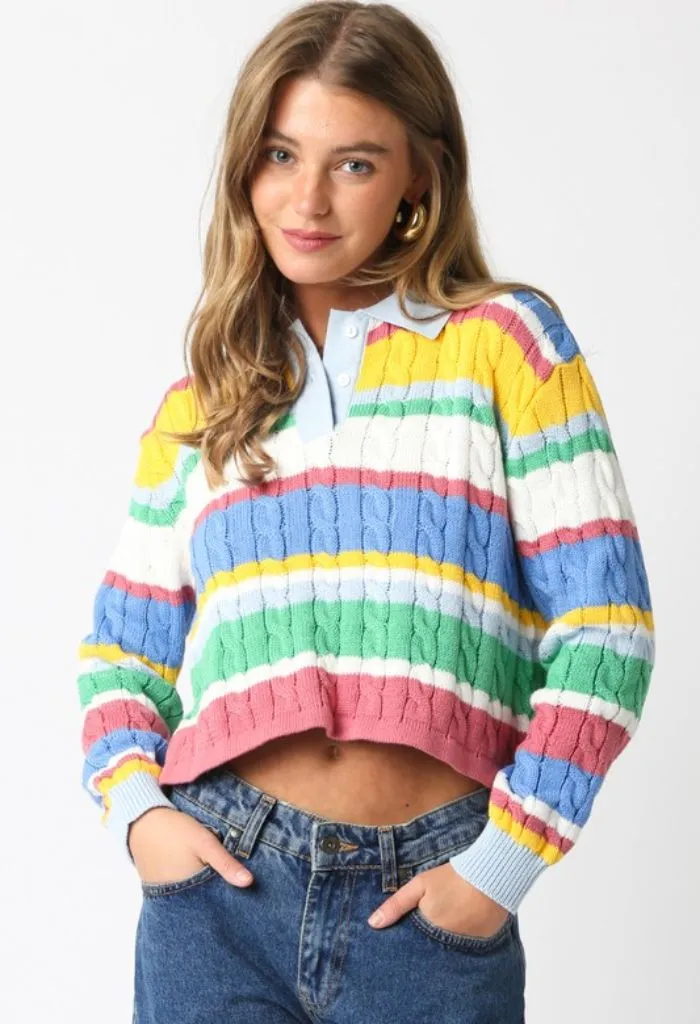 Rainbow Bright Sweater