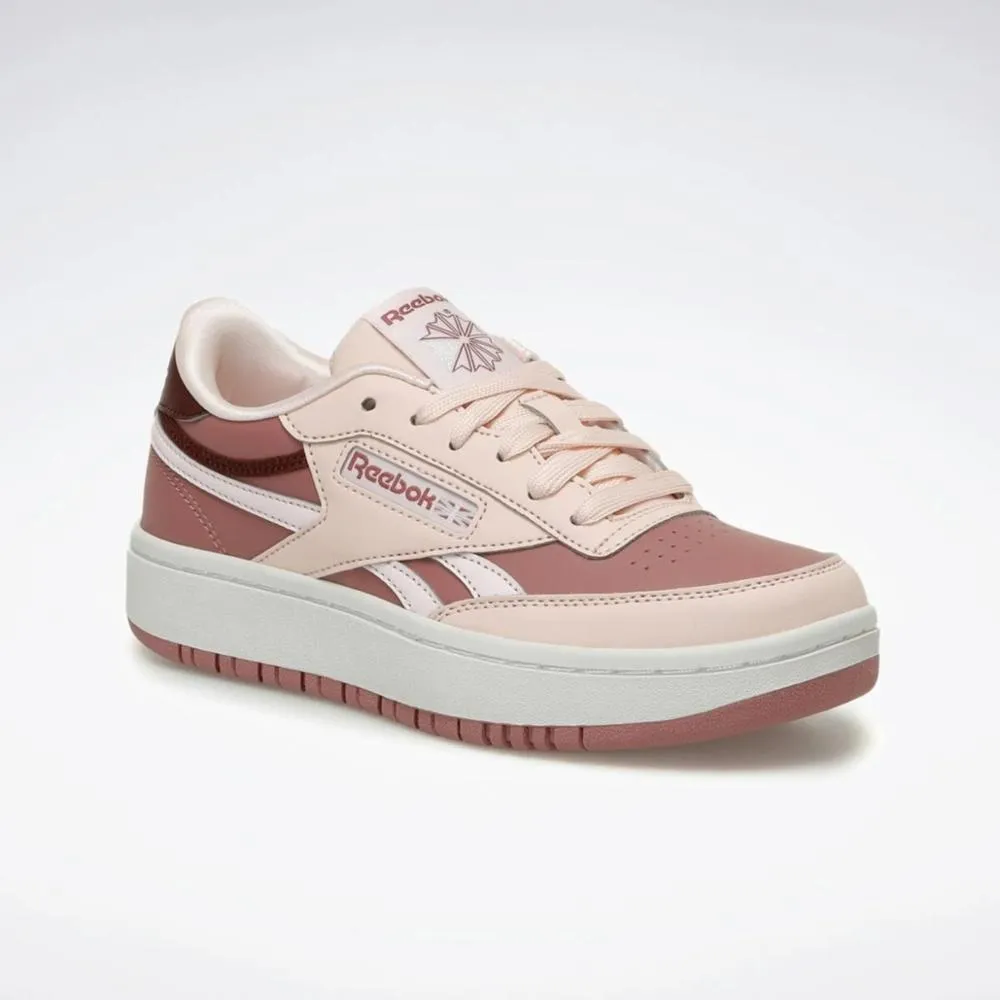 Reebok Footwear Kids Club C Double Revenge Shoes - Grade School FTWR WHITE/PORCELAIN PINK/FTWR