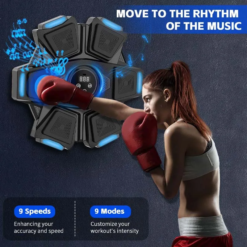 【SG Ready Stocks】JOMO Premium Quality Music Boxing Machine Punching Bag Home Exercise Machine Muscle Sliming Fitness