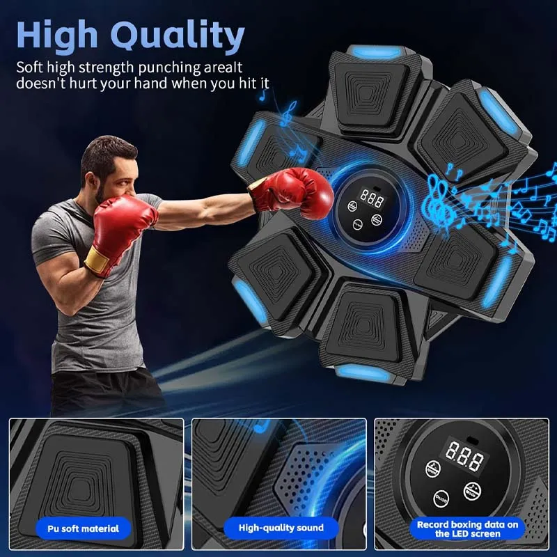 【SG Ready Stocks】JOMO Premium Quality Music Boxing Machine Punching Bag Home Exercise Machine Muscle Sliming Fitness