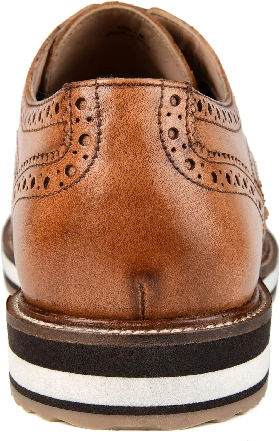 Thomas & Vine Men's Conrad Wingtip Derby Shoes  Color Tan Size 11W